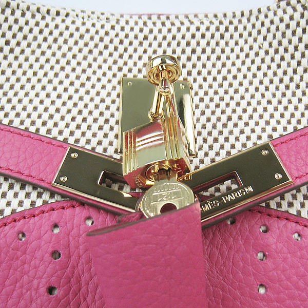 Fake Hermes New Arrival Double-duty handbag Peach 60668